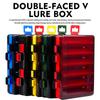 Double Lure Box Fishing Storage Box Portable Bait Fake Bait Accessory Box Mino Pencil Lure Bait Plastic Box