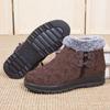 Nowe zimowe bawełniane buty damskie w starym pekińskim stylu, modne, aksamitne, ocieplane, sportowe, dla osób w średnim i starszym wieku, antypoślizgowe, poliuretanowe, bawełniane buty dla mamy