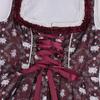 Dames Traditionele Duitse Oktoberfest Jurk Set met voor Festival Feest Kostuum
