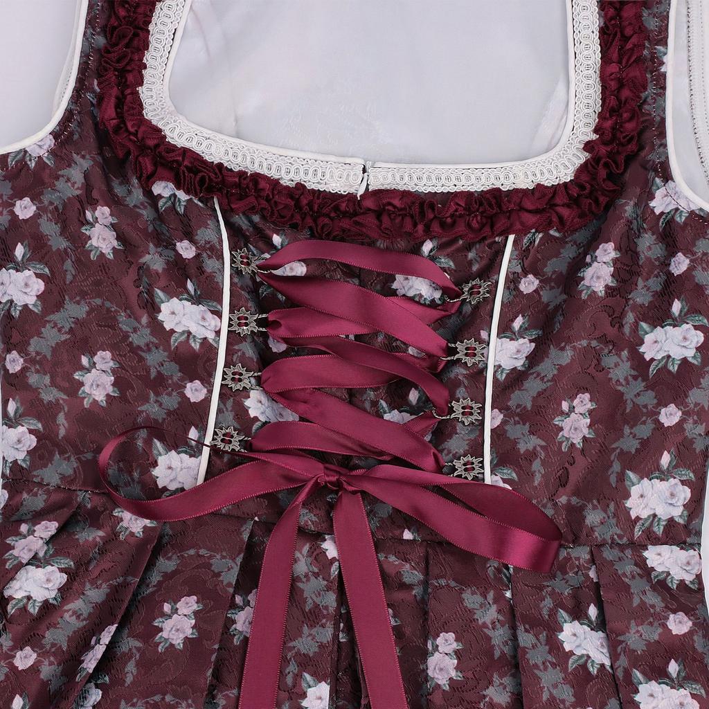 Dames Traditionele Duitse Oktoberfest Jurk Set met voor Festival Feest Kostuum
