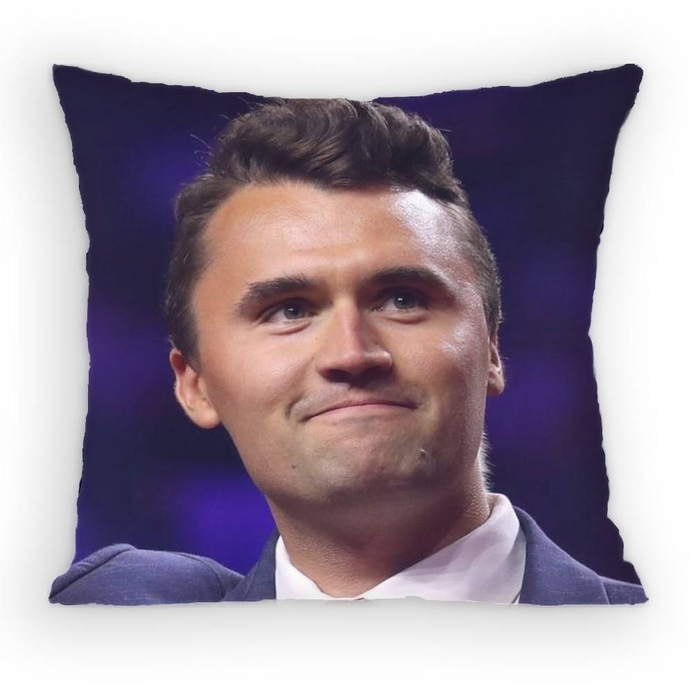 

Never Forget CCharlie Kirk Pillow Case Antidustmite Pillowcase Invisible zipper silky short plush Sofa cushion cover 30x30 cm