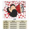 Mafaldas Knitted Blankets Amine Cartoon  Flannel Throw Blanket Bedding Couch Decoration Lightweight Bedspreads