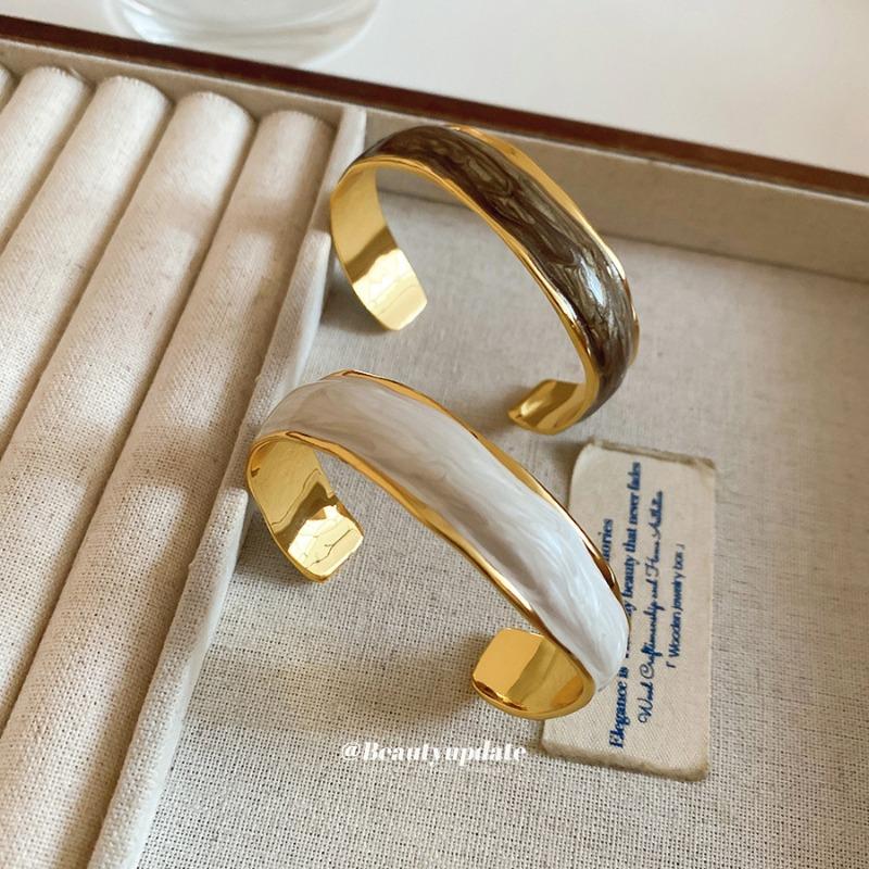 Dripping geometric opening bracelet exquisite fashion personality versatile bracelet design sense niche jewelry women