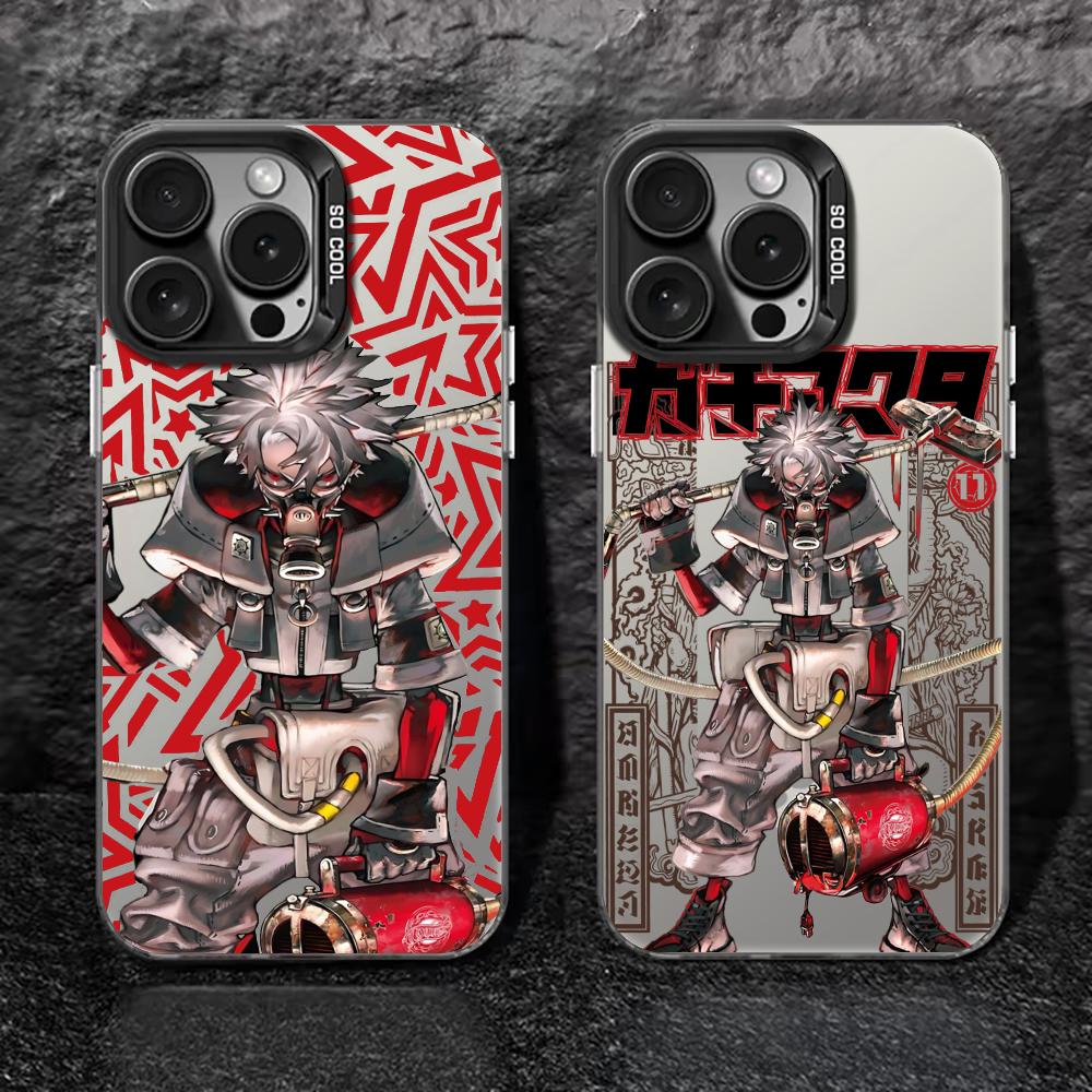 Anime GACHIAKUTA Phone Case black IMD Colorful Silver Suitable case for iPhone 17 16 e 15 14 13 12 11 XS Pro Max