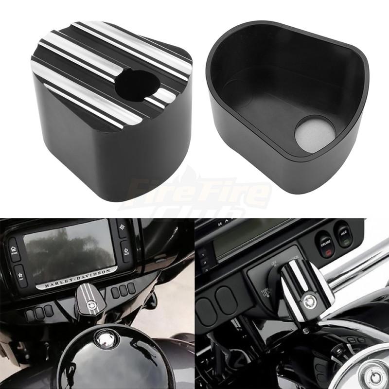 

Мотоцикл Алюмінієва чорна кришка вимикача запалювання для Harley Touring Electra Glide Street Glide FLTR FLHX FLH/T 2007-2013