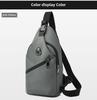 Men's Waterproof Leather Chest and Shoulder Bag