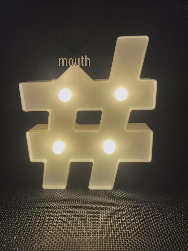 LED Love Letter & Number Lights for Valentine's Proposal Decor