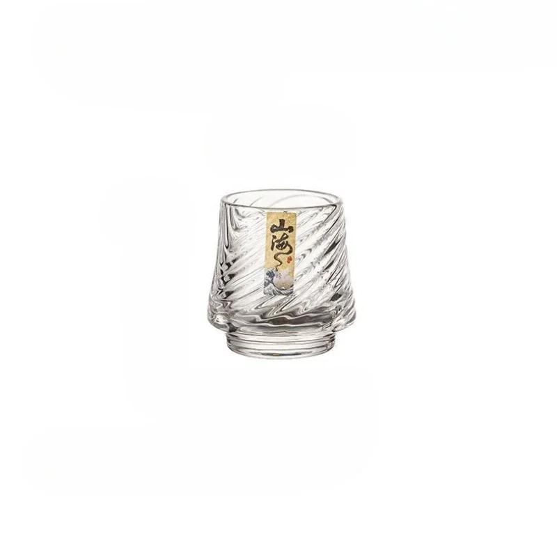 Shanhai Whiskey Cup Set Household High Appearance Level Beer Glass Creative Portable High-end Foreign Wine Cup Thickened Bottom
