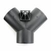 Air Vent Outlet Diesel Parking Heater Ducting 75mm Y Piece Duct Pipe Connector 2 Valves with Bracket For Car Truck VAN Camper