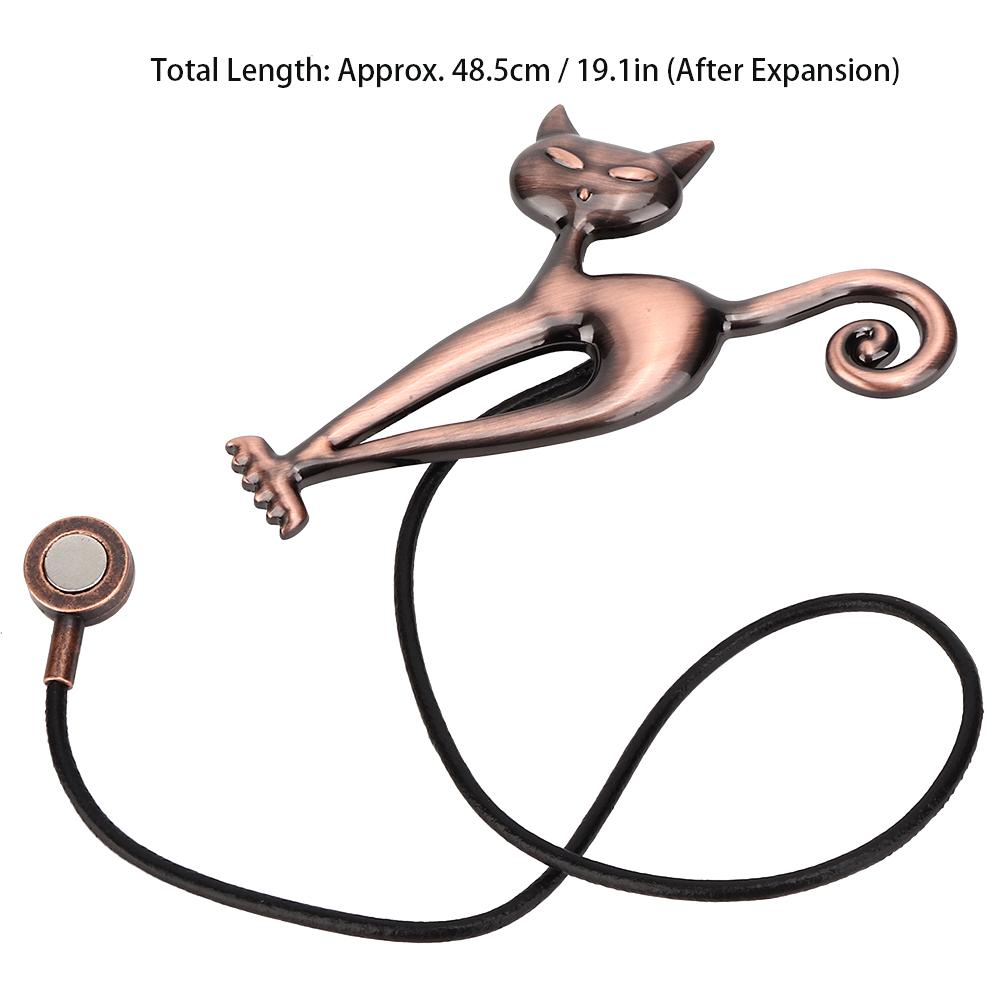 Haushalt Niedliche Katze Magnetische Fenstervorhang-Clips Schnalle Gürtel Vorhanghalter Heimdekoration