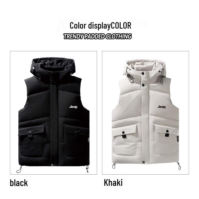 Jeep Men's 2025 A/W Hooded Cotton Vest