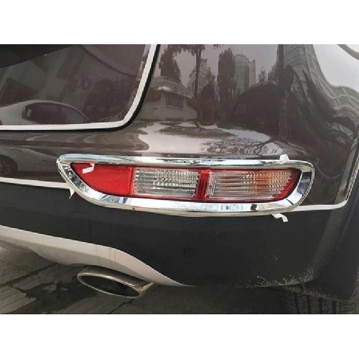 For Kia Sportage 2017-2019 Chrome Rear Tail Fog Light Lamp Frame Cover Trim