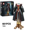 661PCS Creative Magician's Magic Robe Building Blocks Mysterious and Magnificent Clothing Desktop Home Decoration Gift For Kid