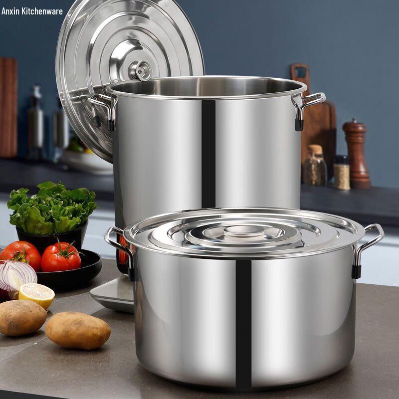 Chang Baosen 40L 304 Edelstahl Runder Suppentopf