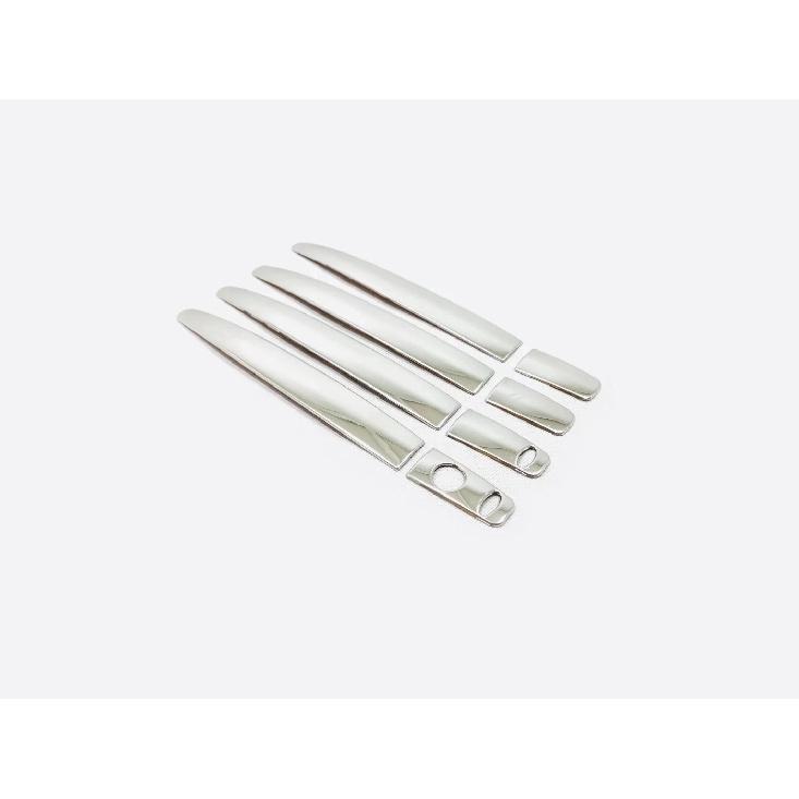 For Mitsubishi Outlander 2013 - 2015 2016 2017 2018   Door Handle Cover Bowl Frame Cover Trims Sticker Car Accessories