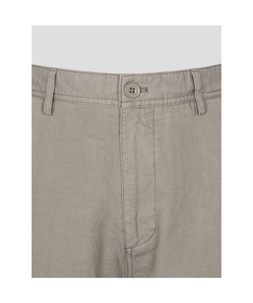Binpolmen Garment-Dyed Semi-Wide Pants Beige
