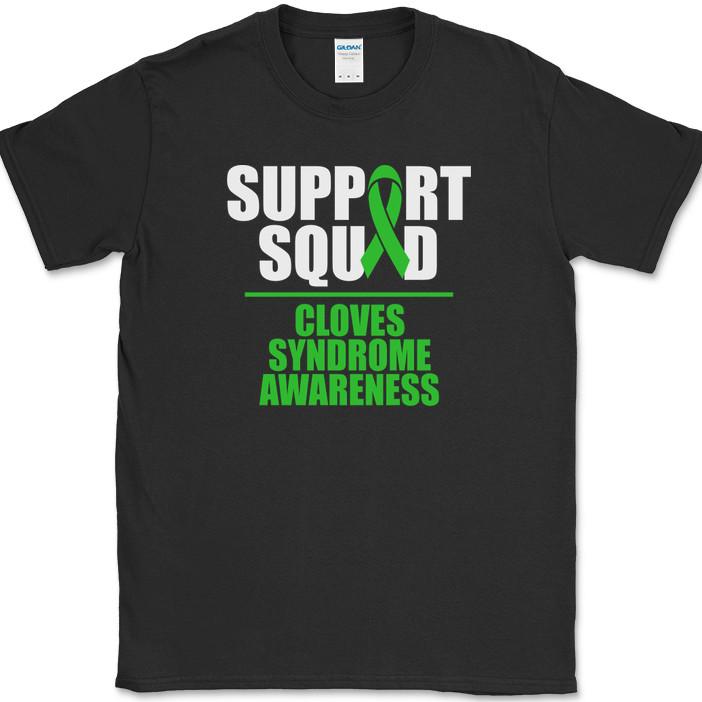 

CLOVES SYNDROME Awareness T-Shirt Fund Raiser Group Team Tee S
