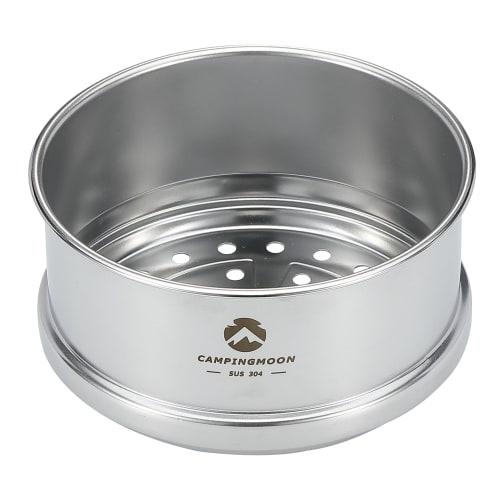 CAMPING MOON Sierra Steamer, Sierra Cup, Steamer, Steamed Dim Sum, Mini Steamer, Stainless Steel 304, 12cm, S362