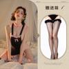Sex Underwear New Sexy Perspective Soft Yarn Backless Lace Apron Role-playing Set