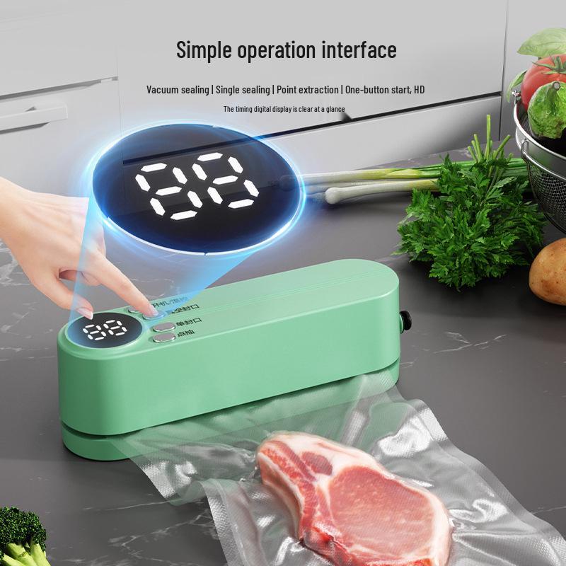Portable Wireless Automatic Vacuum Sealer for Food Preservation