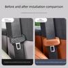 For Chery ICAUR V27 Car Safety Buckle Silicone Protective Case Seat Belt Fixed Plug Scratch Resistant Anti Wear Accessories