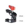 Aluminum Material Crab Clamp 3/8" Hole Magic Arm Clamp Versatile Camera Clamp  Camera Mounting
