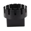 Downspout Adapter Plastic Drain Adapter Replacement Downpipe Converter Connector With Screws Black L 3x4in