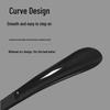 Compact 25cm Black Plastic Shoehorn - Portable & Easy To Use Shoe Lifter