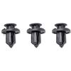 50 Pcs Black ABS Plastic Expansion Rivet Nut Buckle Clip Auto Repair Tool Car Decoration Fastener Accessory