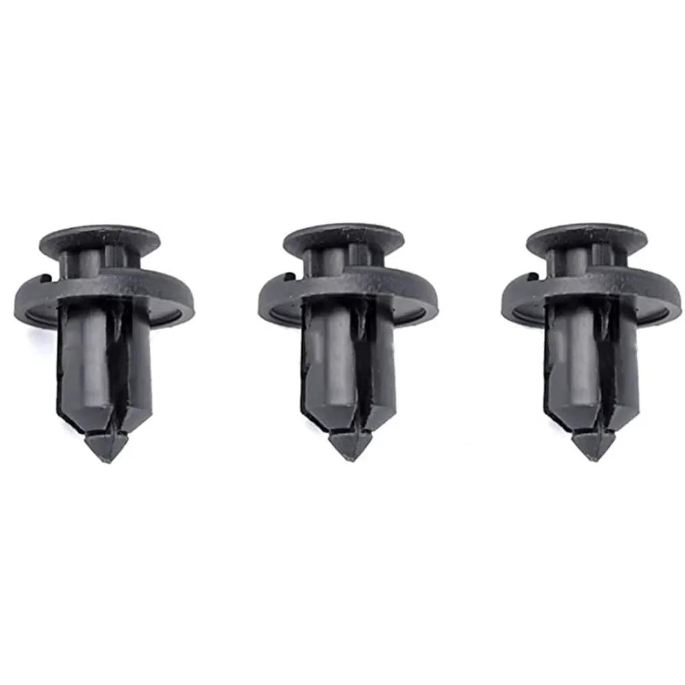 50 Pcs Black ABS Plastic Expansion Rivet Nut Buckle Clip Auto Repair Tool Car Decoration Fastener Accessory