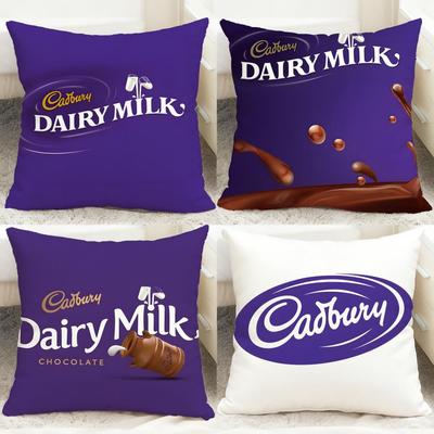 Hot C-CCadbury Cushion Cover Comfortable Reversible Pillow Cover Ideal for Car Sofa Bedroom & Beyond