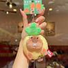 Carrot Ural Marmot Groundhog Plush Keychain Pendant Cartoon Style For Gift Kids