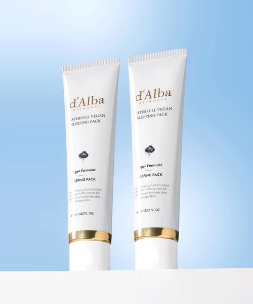 Dalba Waterfull Vegan Sleeping Pack 60ml+60ml (Tube Type) NONE