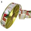 38cm Two Delightful Tone Printed Ribbon For Creative Christmas Tree Hanging Decor