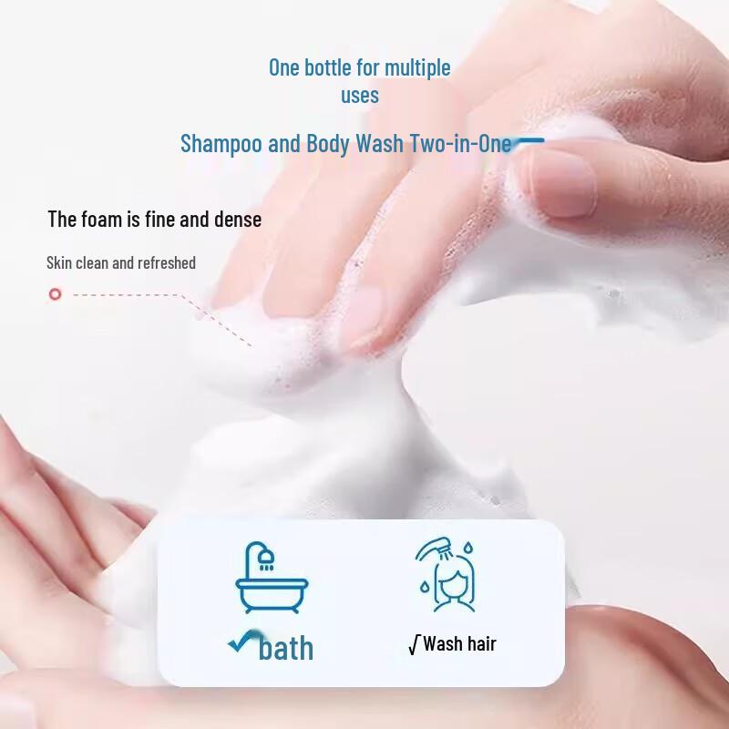 Longliqi Kids 2-in-1 Shampoo & Body Wash