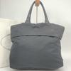 Prada Reversible Tote Bag Handbag Leather Genuine Leather Tessuto Nylon Black Women's Men's Unisex Lightweight