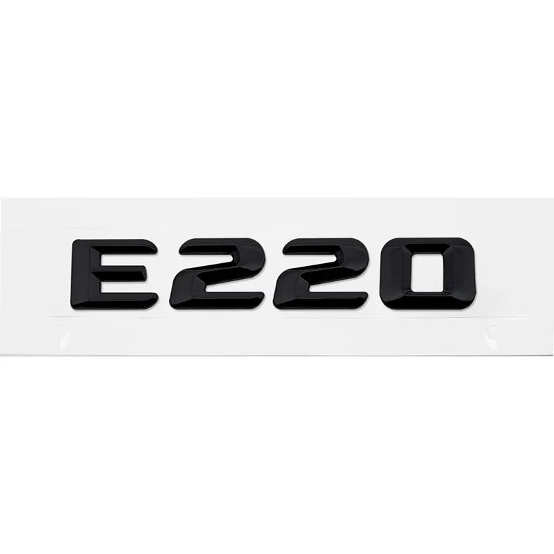 Car Tail Letter Number Emblem Sticker Rear Trunk Badge Decal for Mercedes Benz E Class E53 E55 E63 E200 E220 E230 E240 E250 E260