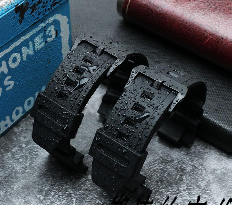 For Casio MCW-100H/110H/W-S220/HDD-S100 WV-200/AE-2000/2100 5434 Resin Strap 16mm Wristwatch Accessories Man Silicone WatchBand