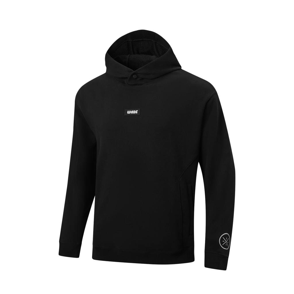Li Ning Wade Series Hooded Casual Loose Letter Fashion Sweatshirt Men sweatshirt AWDW117-1
