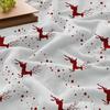 1pc Simple Christmas Deer Printed Blanket for Sofa Bed Travel Camping Living Room Office Conditioning Blanket for All Seasons Gi