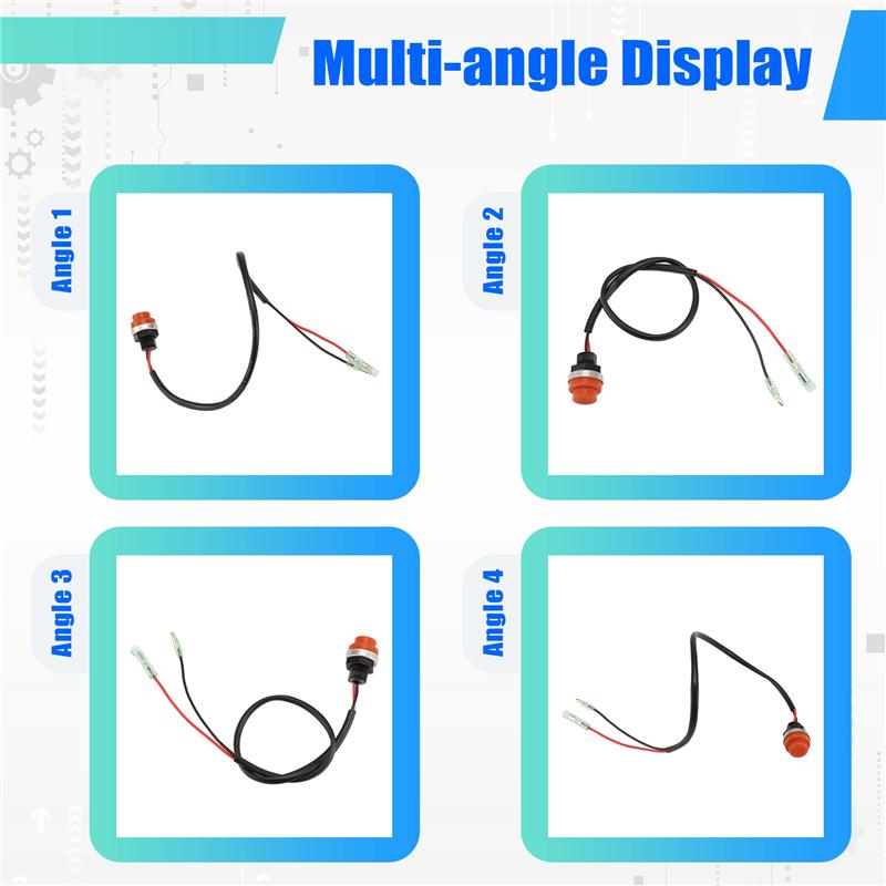 Universal Boat Outboard Engine Motor Start Kill Switch Keyless Push Button , Applicable To All For  Ships