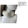 Fluffy Choker Collar Detachable Fuzzy Necklace Alloy Heart Faux Fur Choker Necklace for Women Men Daily Wear Date Parties