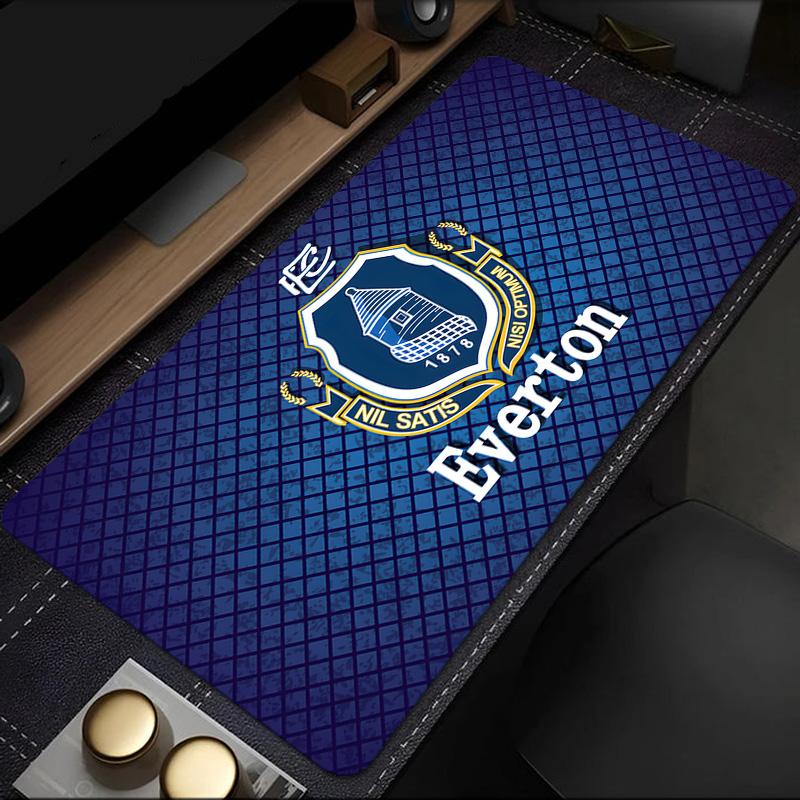 Everton Football Club Wappen Mauspads, Gummibasis, Mauspads für Gamer und Bürogebrauch, Gaming Schreibtisch , Leicht zu reinigende Matte Weihnachts-Fan-Geschenke