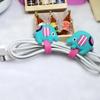 5 Pack Cute Cartoon Earphone Cable Winder Earphone Cable Storage Clip Random Color Pretty Animals Charging Cable Fixing Clip