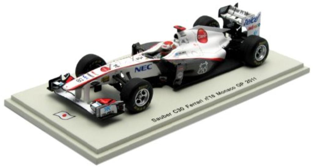 Spark Sauber C30 Ferrari No16 Monaco GP 2011 Completed Product 1/43 Kamui.Kobayashi