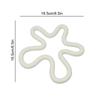 Silicone Table Mat Irregular Geometrical Heat Resistant Coasters Non-slip Pot Holder Drink Cup Placemat Kitchen Pan Pads
