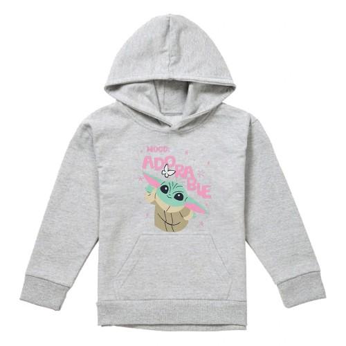 Star Wars Childrens/Kids Mood Adorable Grogu Heather Pullover Hoodie