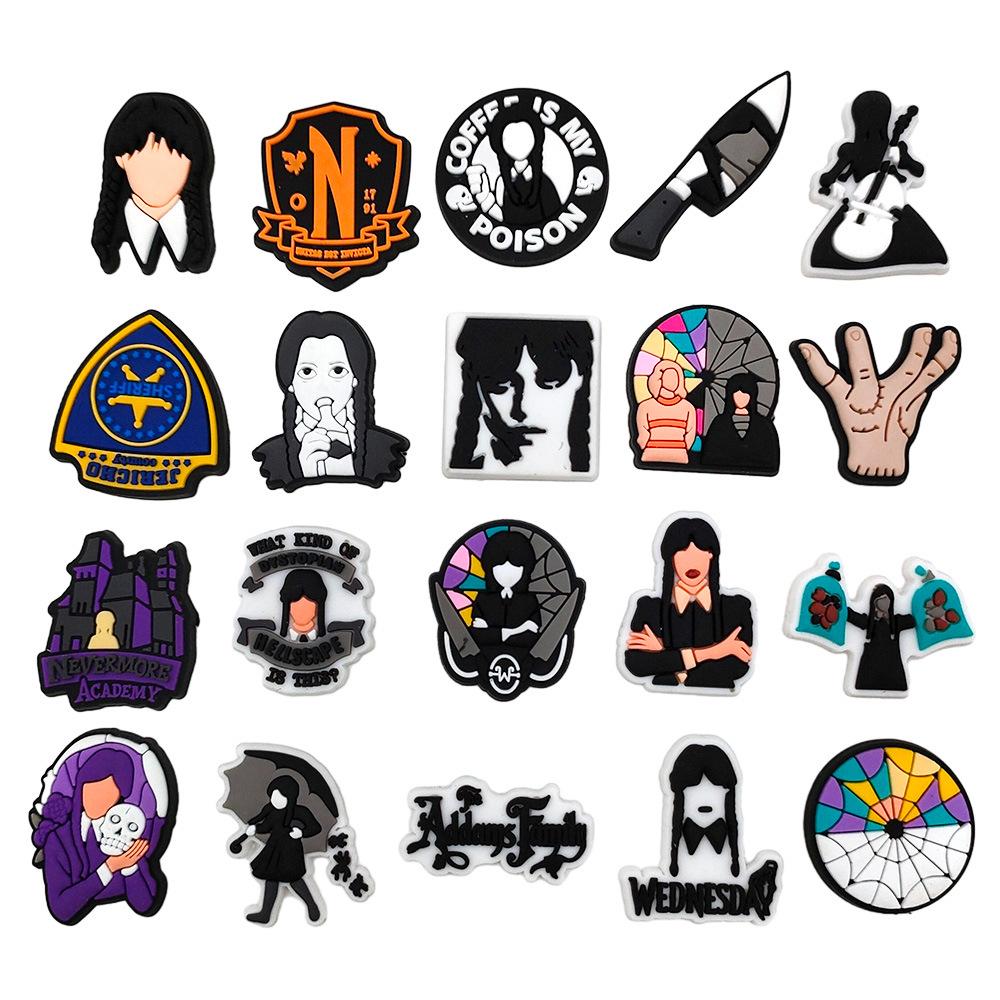 Beliebtes Jibbitz Crocs Blumen-Set: DIY Weiche Gummi Schuhschnallen & PVC Ornamente