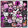 10/30/50pcs Cool Cartoon Evil Magic Gothic Stickers Aesthetic Decals DIY Laptop Notebook Phone Car Fridge Decoration Sticker