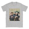 Timothee Chalamet Actor TShirts Unisex Crazy Cotton Tees Crewneck Short Sleeve T Shirt Plus Size Clothing
